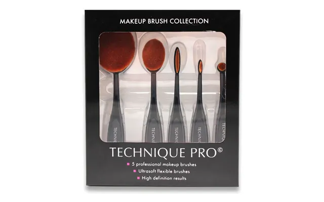 Ovalbørster Til Makeup 5 Stk Technique Pro