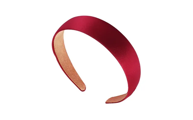 Soho Kate Hårbøjle - Rød, Imiteret Polyestersatin, 12 Cm L, 3 Cm B, 18 G