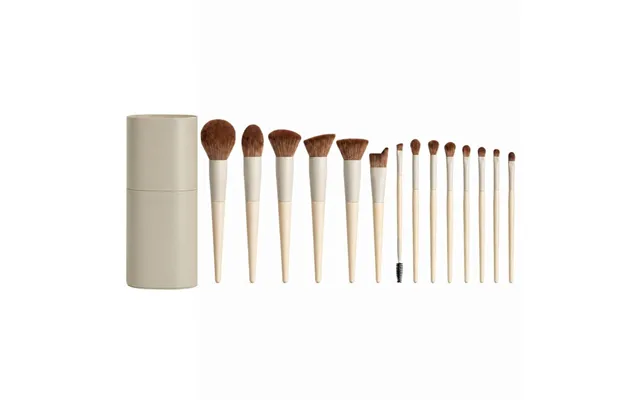 Technique Pro Dover Makeupbørste Sæt - 18 Makeupbørster Til Ansigt, Øjne Og Bryn