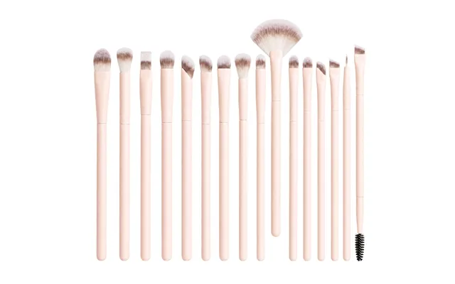 Technique Pro Keen Eyeshadow, Eyebrow & Detailing Makeupbørste Sæt - 16 Makeupbørster