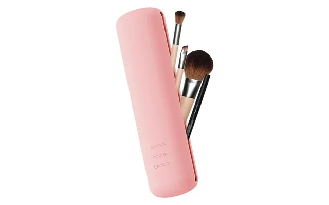 Technique Pro Silikone Rejse Makeup Børste Etui Holder Med Magnetisk Lukning For Damer