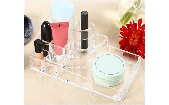 Uniq Akryl Makeup Organizer Med 8 Rum I Ctn-07 For Kvinder