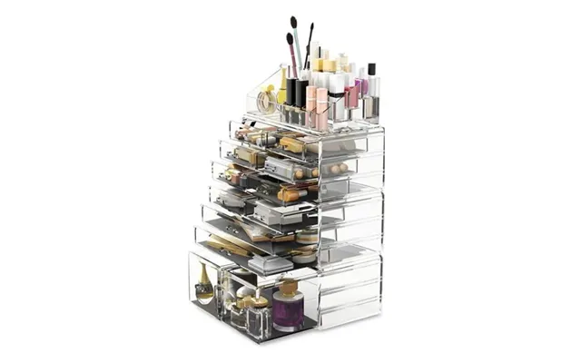 Uniq Organizer Med 12 Skuffer Og 16 Rum Transparent For Home & Garden