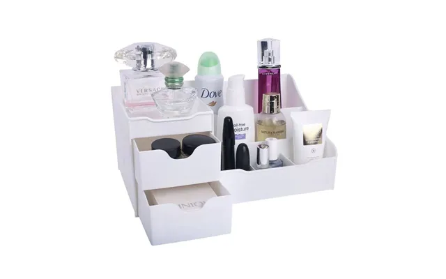 Uniq Organizer Til Makeup Og Hudpleje Med 9 Rum Hvid