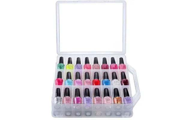 Uniq Universal Organizer Med 48 Rum For Opbevaring Af Negleprodukter