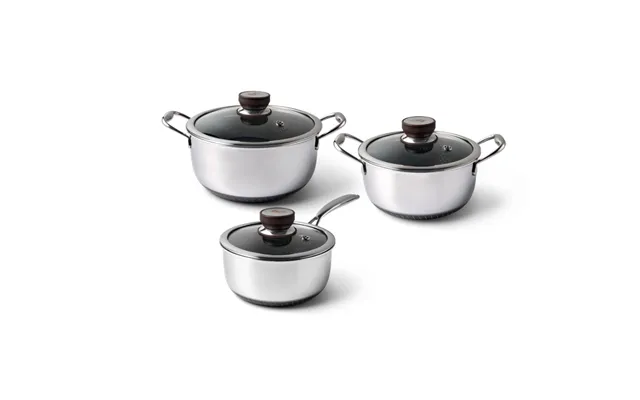 Fusion Non-stick Sæt Med 3 Gryder 2 L. 2,8 L. 5 L.