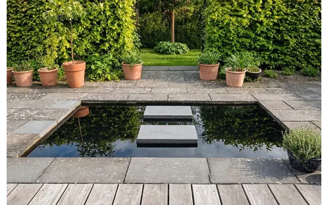 Spejlbassin I 5 Mm Corten Stål - 160x80x10cm