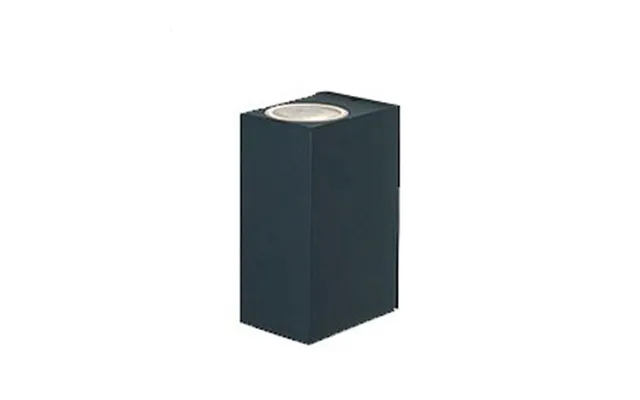 Sunflux Sort Væglampe 9,8x6,7x14,5 Ip44 M. 2x Gu10