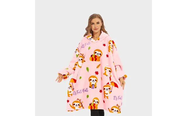 Super Sover Oversized Hoodie-tæppe Dovendyr