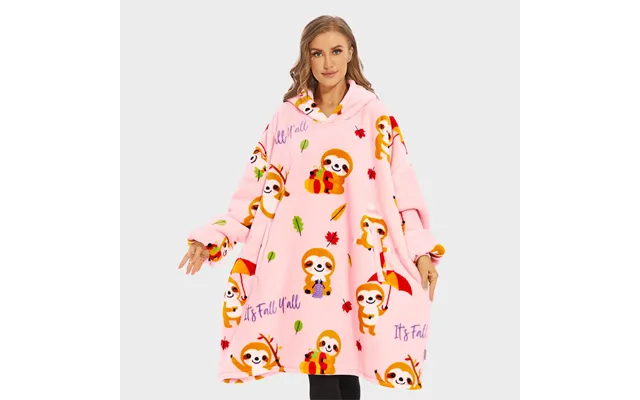 Super Sover Oversized Hoodie-tæppe Dovendyr