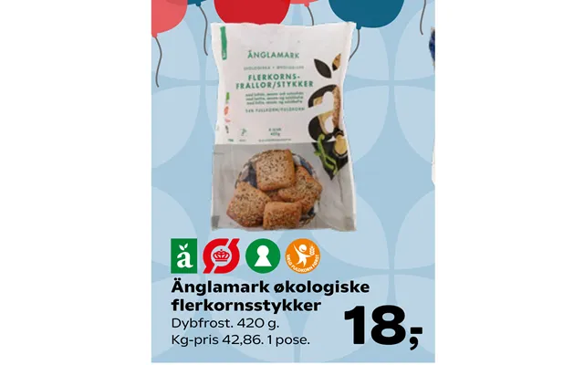 Änglamark Økologiske Flerkornsstykker