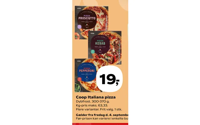 Coop Italiana Pizza