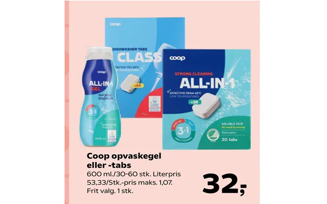 Coop Opvaskegel Eller -tabs