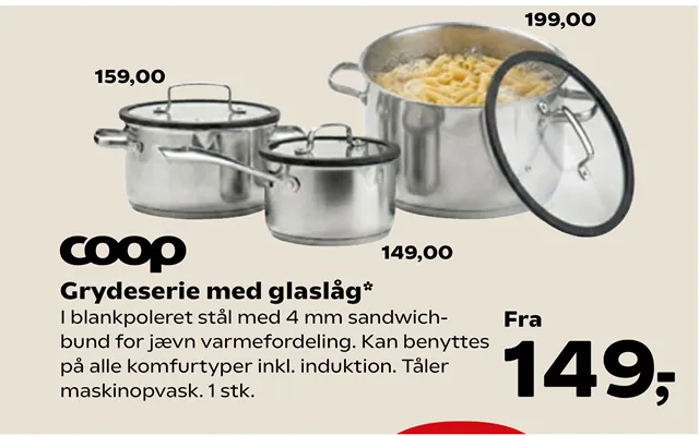Grydeserie Med Glaslåg