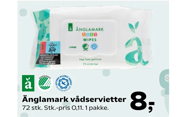 Änglamark Vådservietter