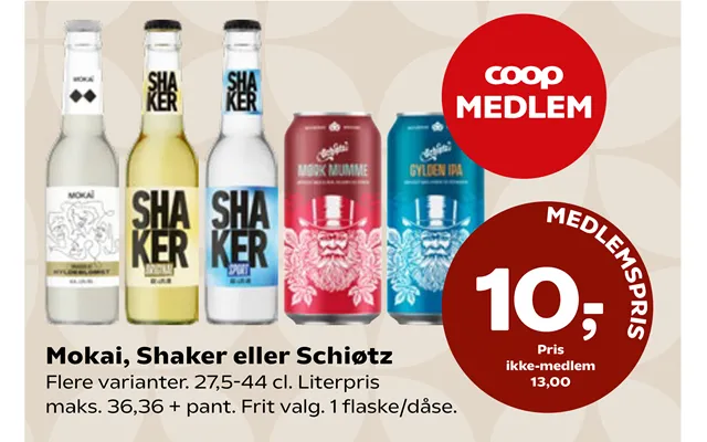 Mokai, Shaker Eller Schiøtz