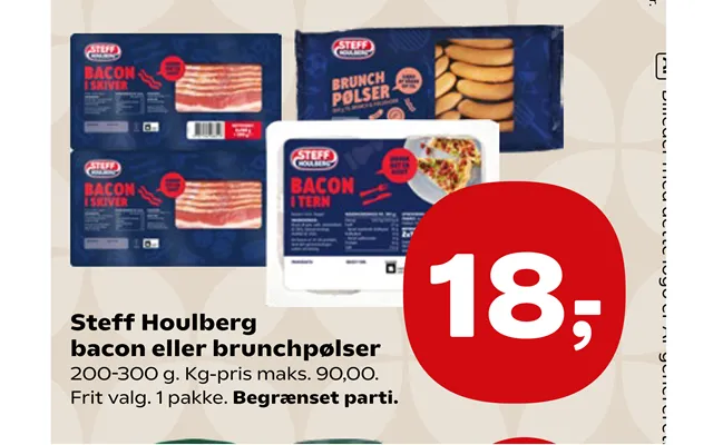 Steff Houlberg Bacon Eller Brunchpølser