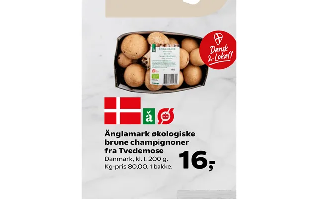 Änglamark Økologiske Brune Champignoner