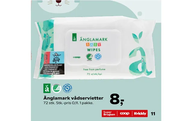 Änglamark Vådservietter