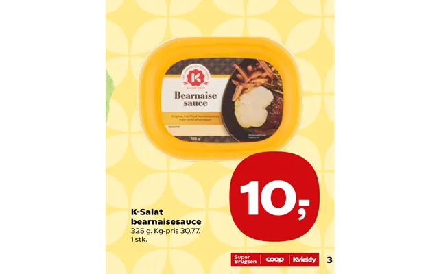 K-salat Bearnaisesauce