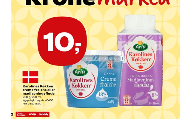Karolines Køkken Creme Fraiche Eller Madlavningsfløde