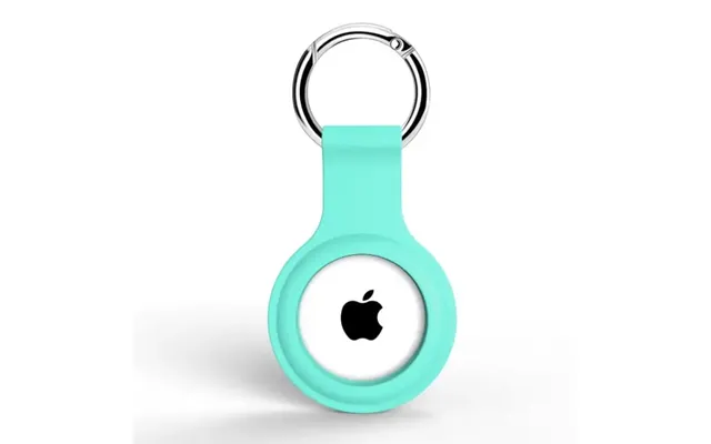 Apple Airtag Nøglering I Blød Og Holdbar Silikone. Mintgrøn.