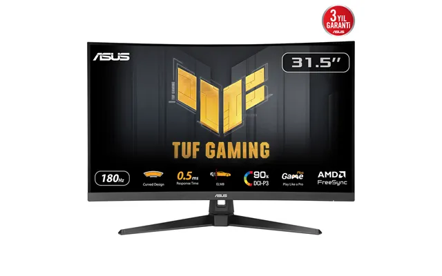 Asus Tuf Gaming Vg32wq3b Computerskærm 80 Cm 31.5 2560 X 1440 Pixel Quad Hd Led Sort