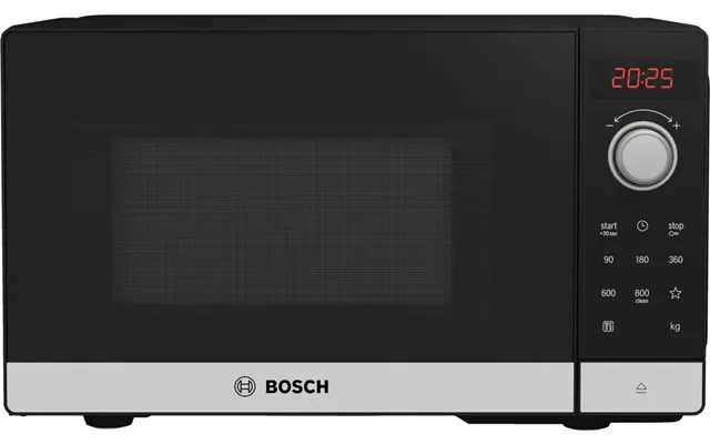 Bosch Serie 2 Ffl023ms2 Mikrobølgeovn Sort - Rustfrit Stål Solo Mikroovn Bordplade 20 L 800 W