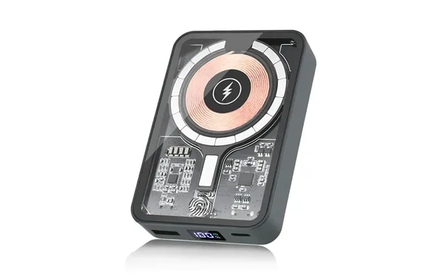 Cx06 Quick Charging Powerbank. Magnetisk Magsafe Trådløs Oplader