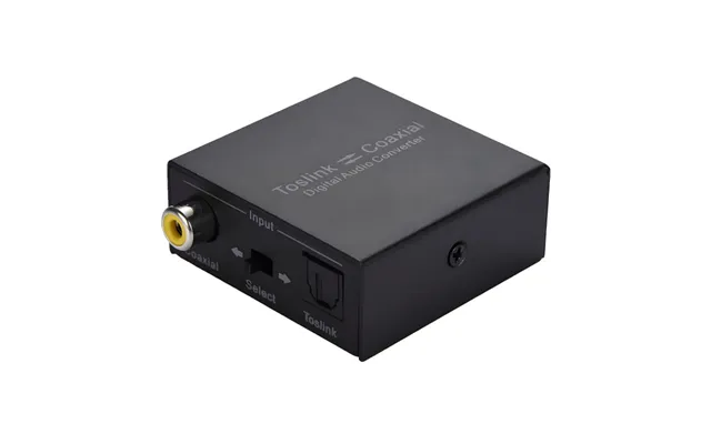 Digital 2-vejs Spdif Lydkonverter Coaxial & Toslink