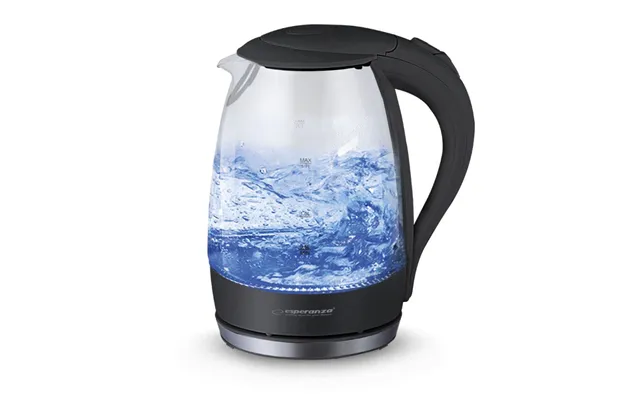 Esperanza Salto Angel Elkedel I Glas Med Flot Led Lys. 1.7 Liter