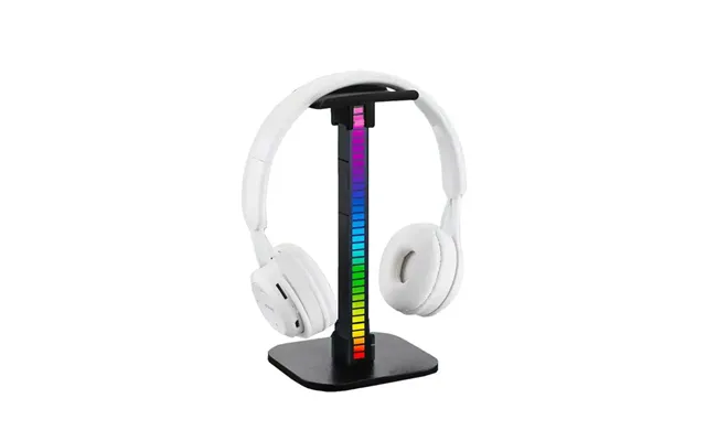Gaming Headset Stander Med Cool Rgb Atmosfærelys.