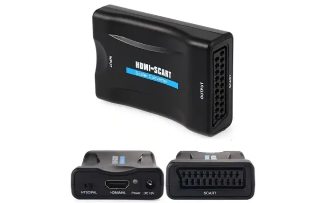 Hdmi Til Scart Konverter. Inkl Strømforsyning.