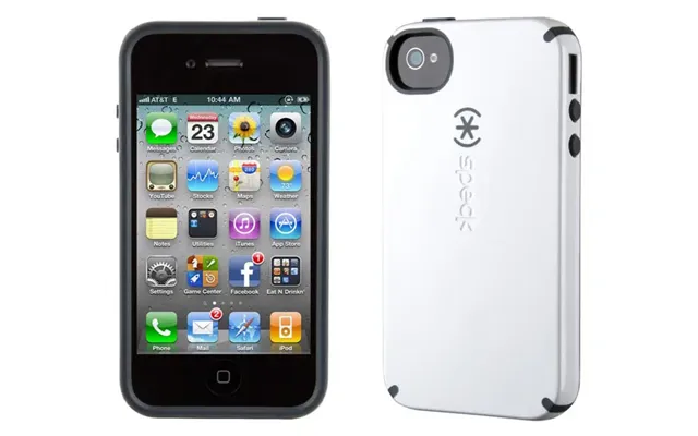 Iphone 4 & 4s Speckâ Candyshell Cover. Hvid Sort.