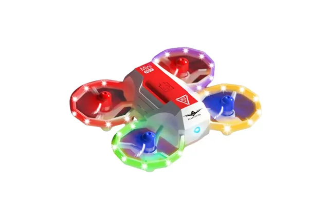 Kf601 Mini Drone Med Cool Lys. Inkl Et Ekstra Batteri - Som Forlænger Flyvetiden