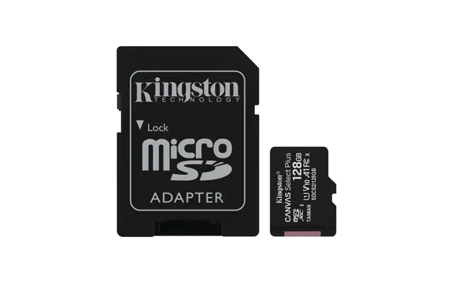 Kingston Canvas Select Plus 128gb Microsdxc - Hurtigt Og Robust Hukommelseskort