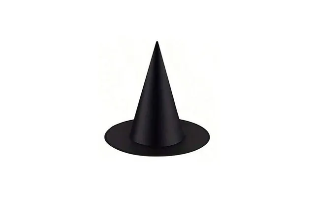Klassisk Sort Heksehat. Den Perfekte Halloween Accessory Onesize