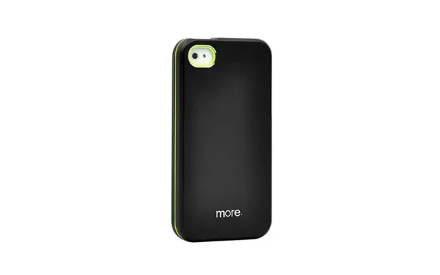 More Armor Metal Hybrid Case Til Iphone 4 & 4s. Sort Neon Gul