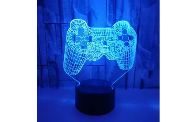 Ps3 Controller 3d Lampe. Flot Lysende Playstation 3 Controller