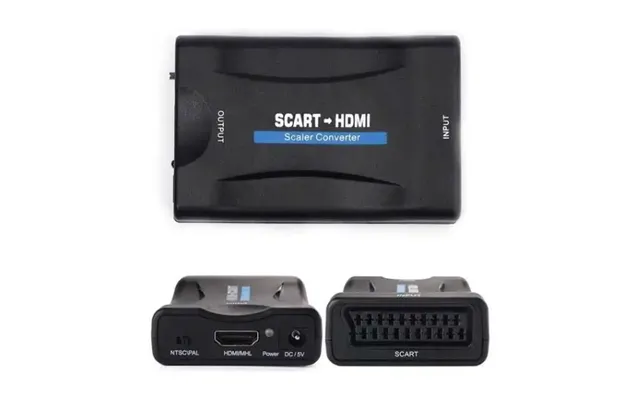 Scart Til Hdmi Konverter - Med Strømforsyning