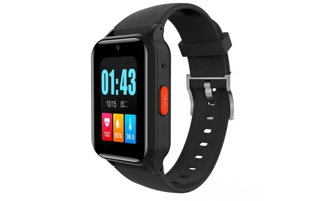 Senior Smartwatch Med 4g, Gps, Sos, Videokald & Faldalarm - Model S1 Titanium