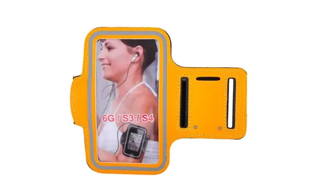 Sportsarmbånd Til Iphone 6 6s - Iphone 7 & Iphone 8. Orange.