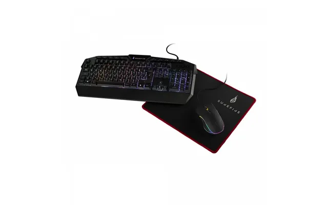 Surefire Kingpin Gaming Combo Set. 3-i-1 Gaming Pakke Med Tastatur - Mus Og Musemåtte product image