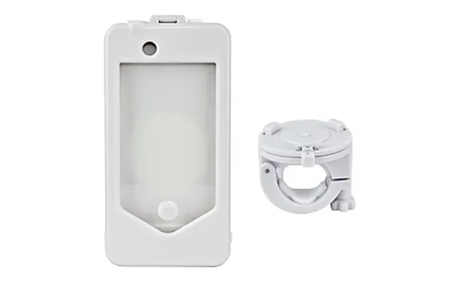 Vandtæt Cykelholder Styrholder Til Iphone 4 4s. Nyt Design. Hvid