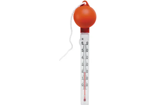 Badevandstermometer Med Flydende Orange Bold