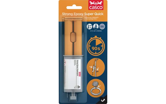 Casco Strong Epoxy Super Quick 2x12ml Sprøjte