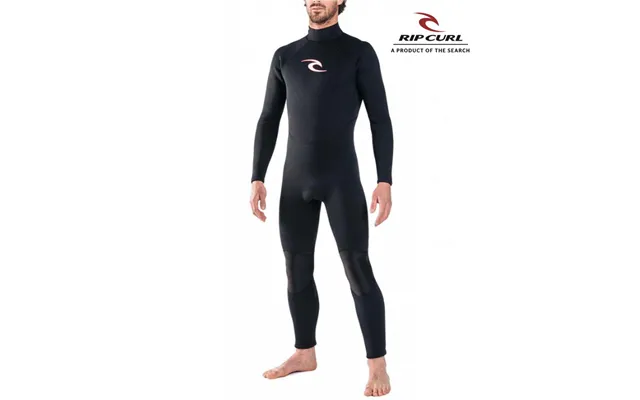 Rip Curl Surf School Steamer Back-zip Våddragt 5 3mm - Sort