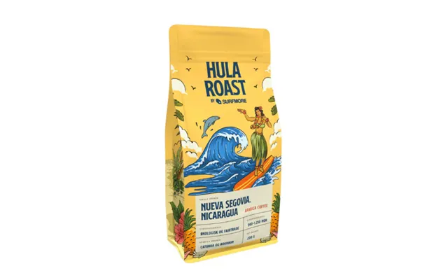 Surfmore Hula Roast Kaffe 200g - Hele Bønner