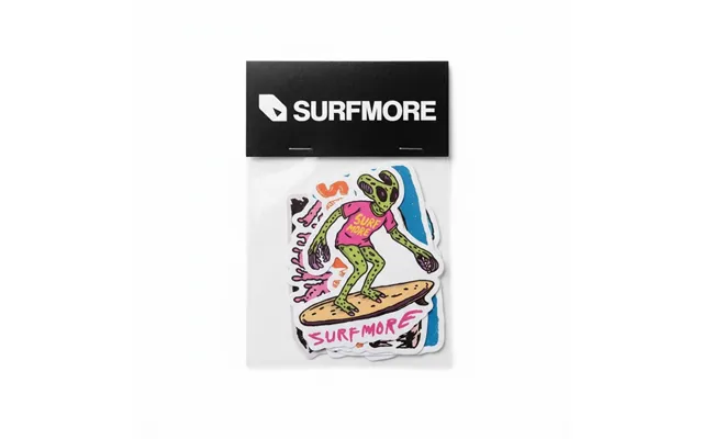Surfmore Sticker Pack - 5 Unikke Klistermærker