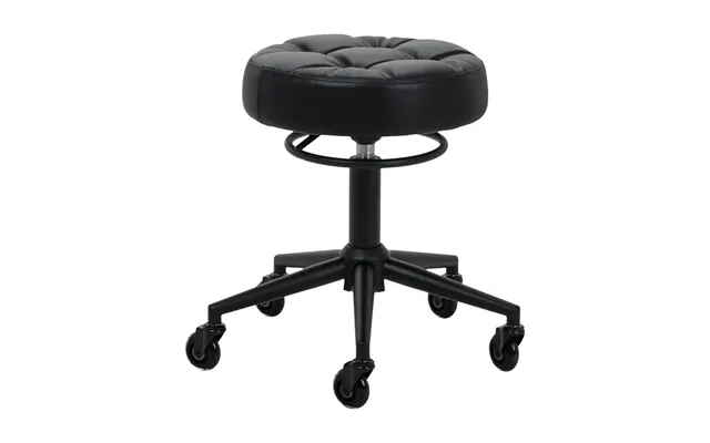 Arbetsstol Frisör D054g - Svart